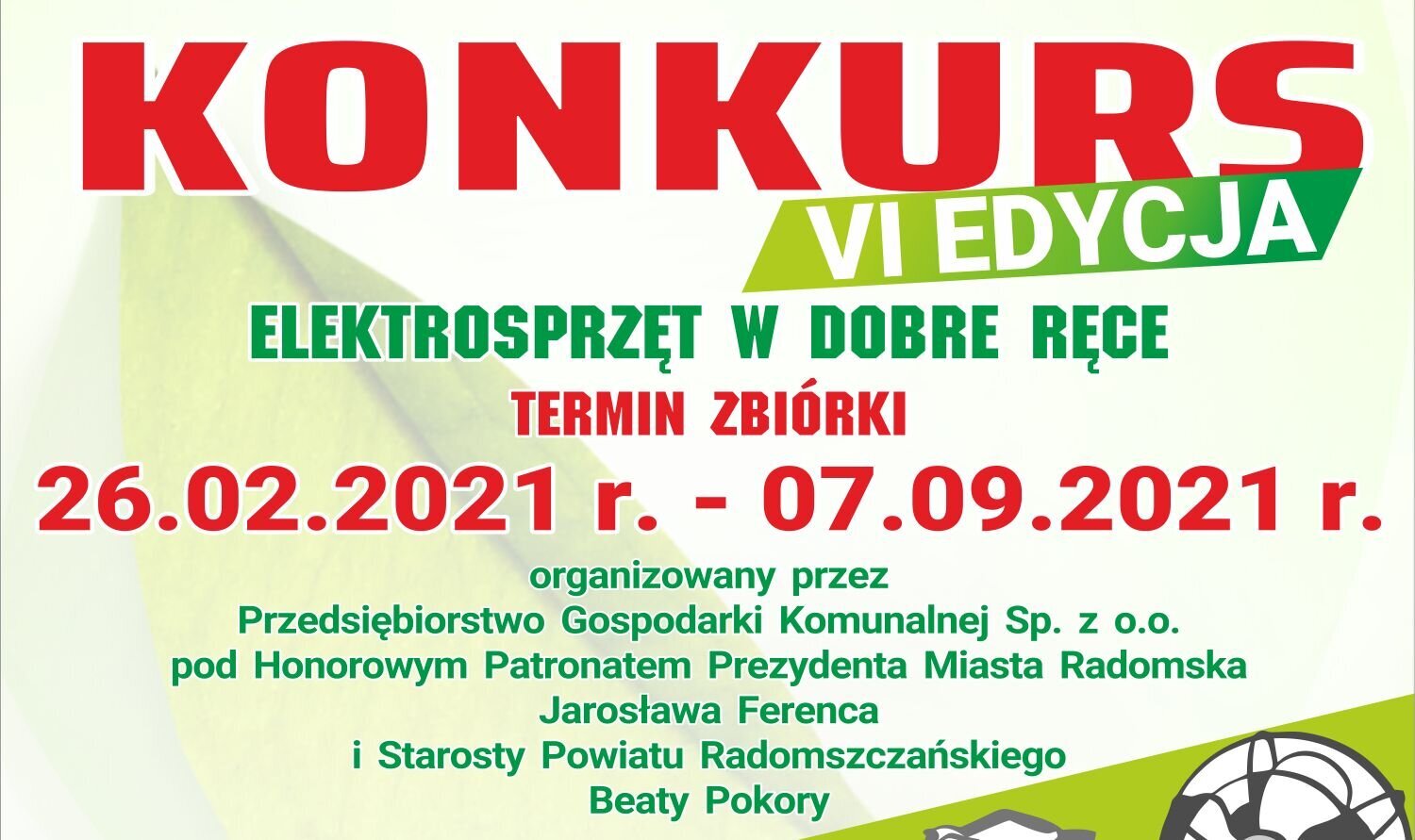 Elektrosprzęt w dobre ręce - konkurs