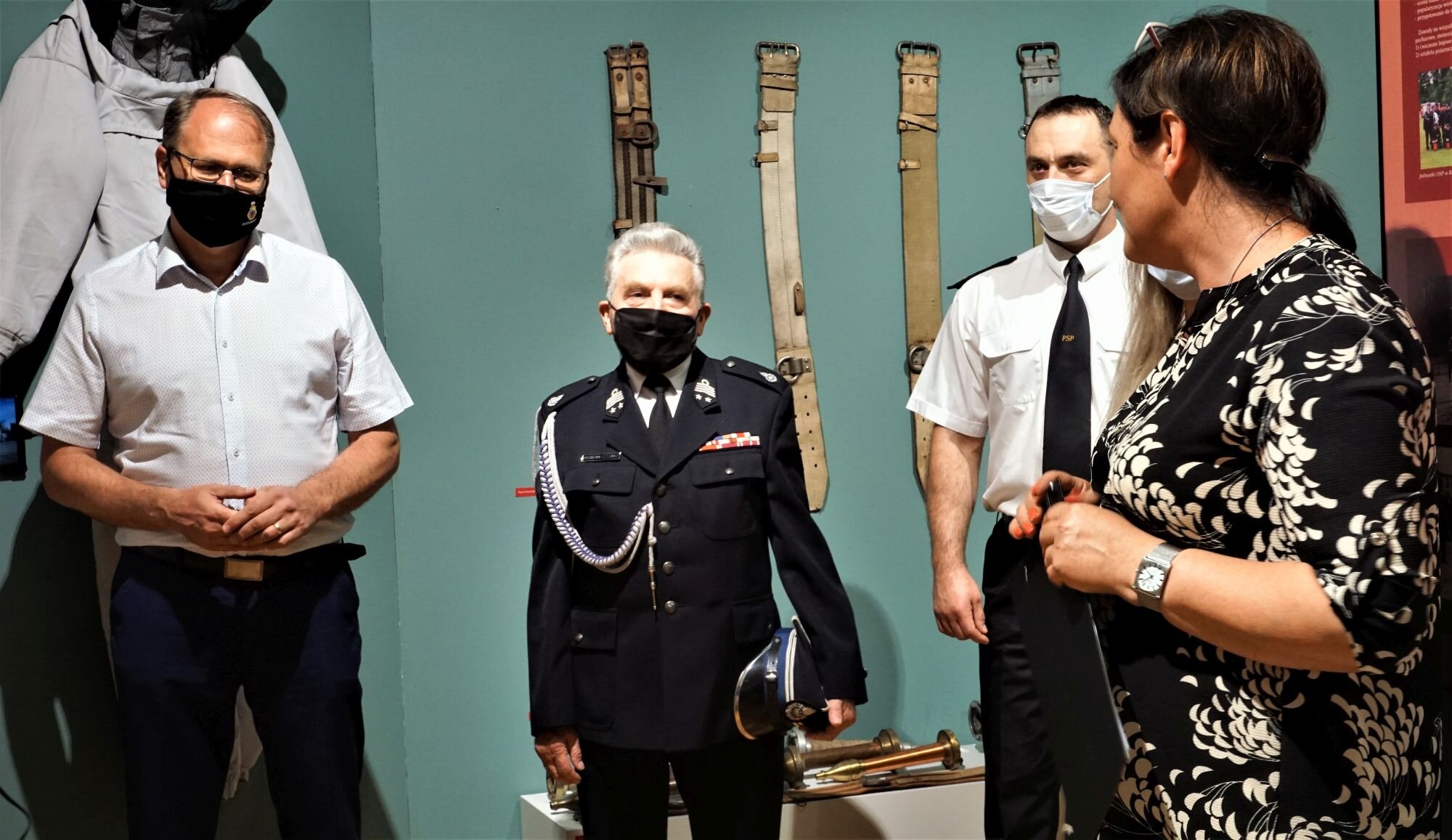 Strażacka wystawa w muzeum - otwarcie