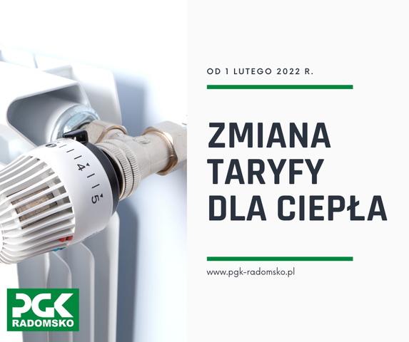 Nowa taryfa dla ciepła od 1 lutego
