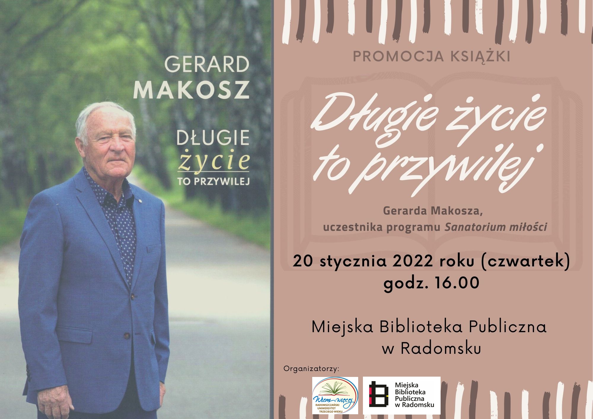 Promocja książki „Długie życie to przywilej”