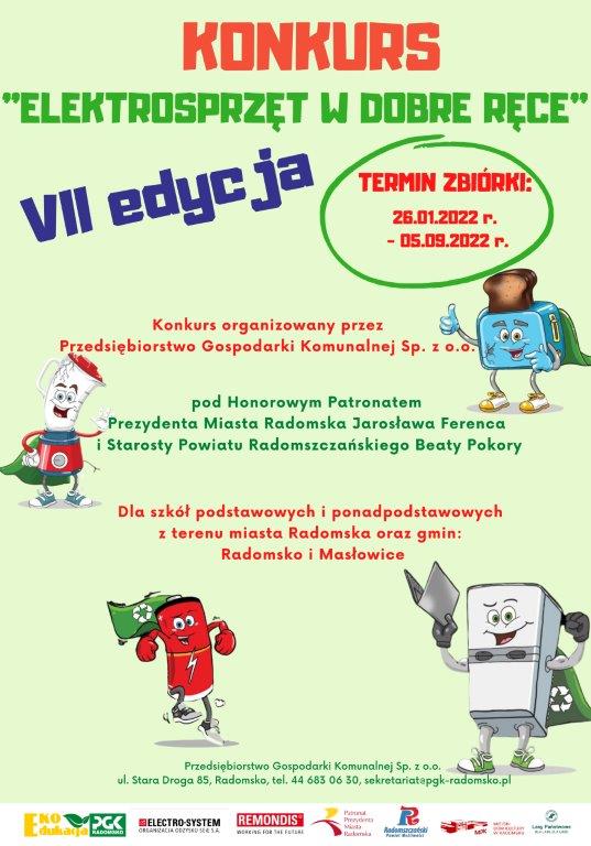 „Elektrosprzęt w dobre ręce” - VII edycja konkursu