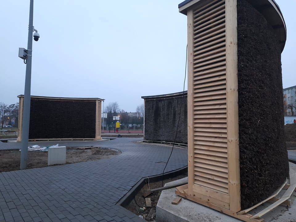 Trwa rozbudowa tężni przy „Wielorybku”