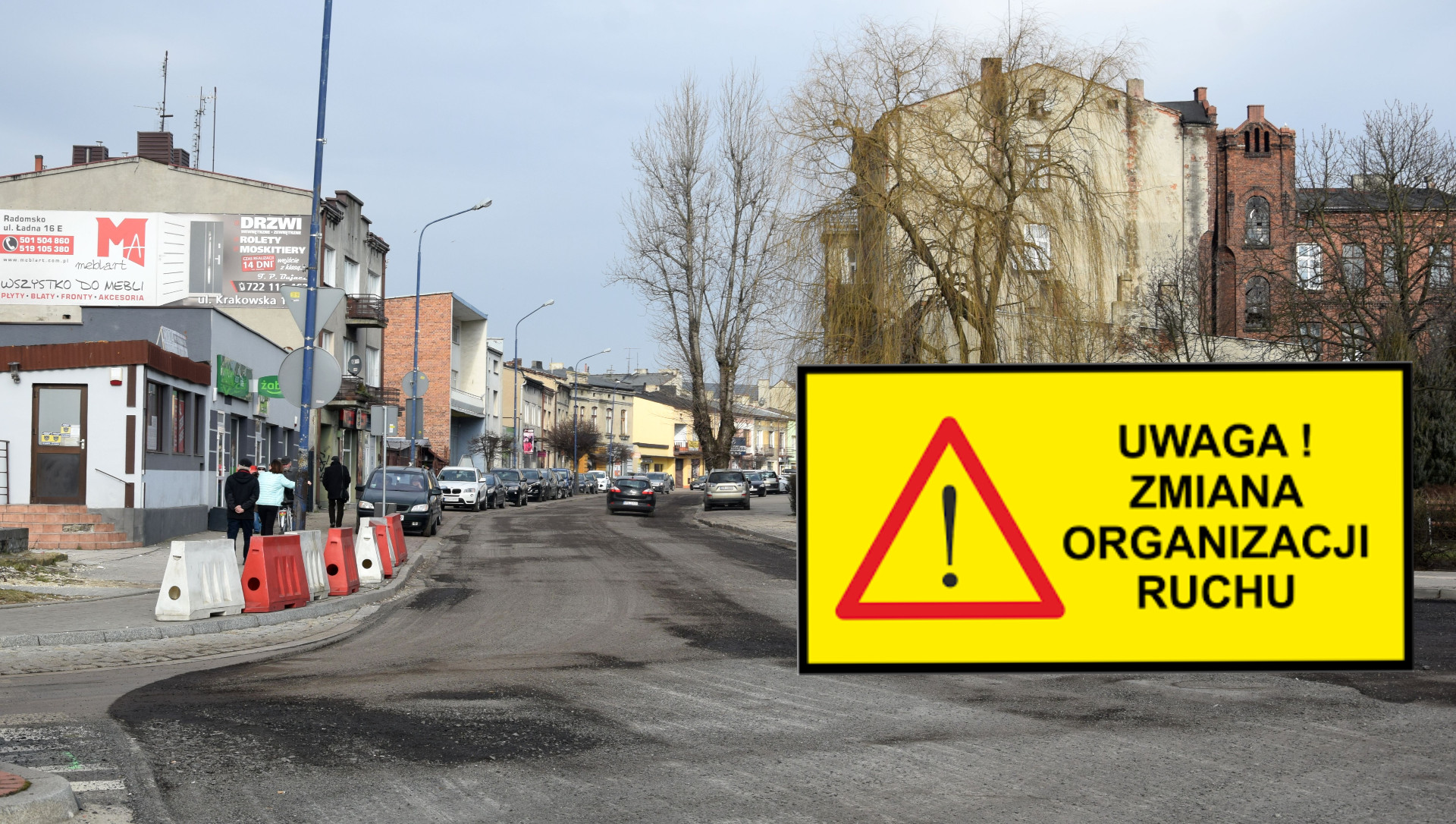 Zmiana organizacji ruchu w rejonie ul. Żeromskiego
