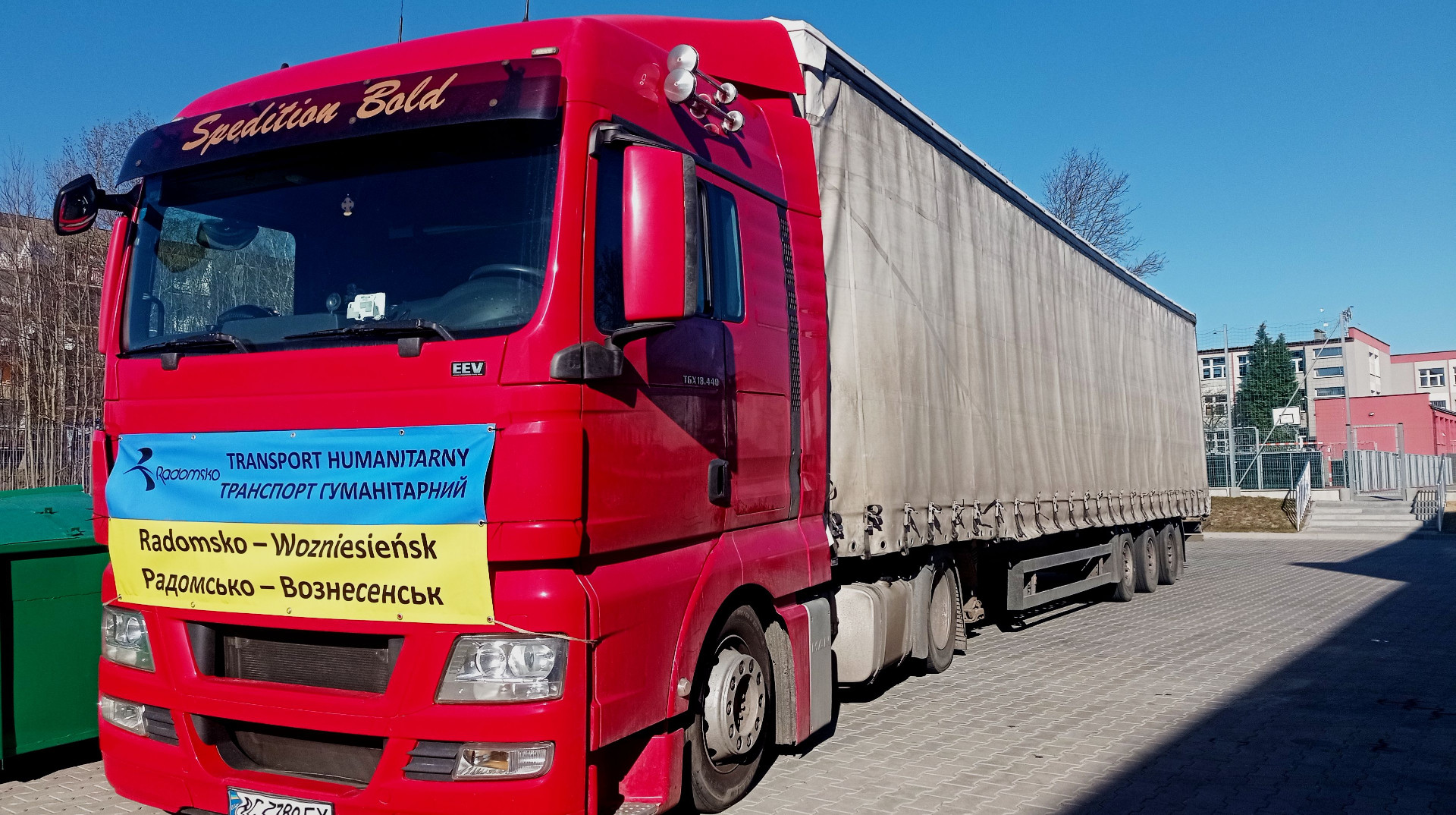 Pomagamy Ukrainie – dary dla miasta partnerskiego Wozniesiensk