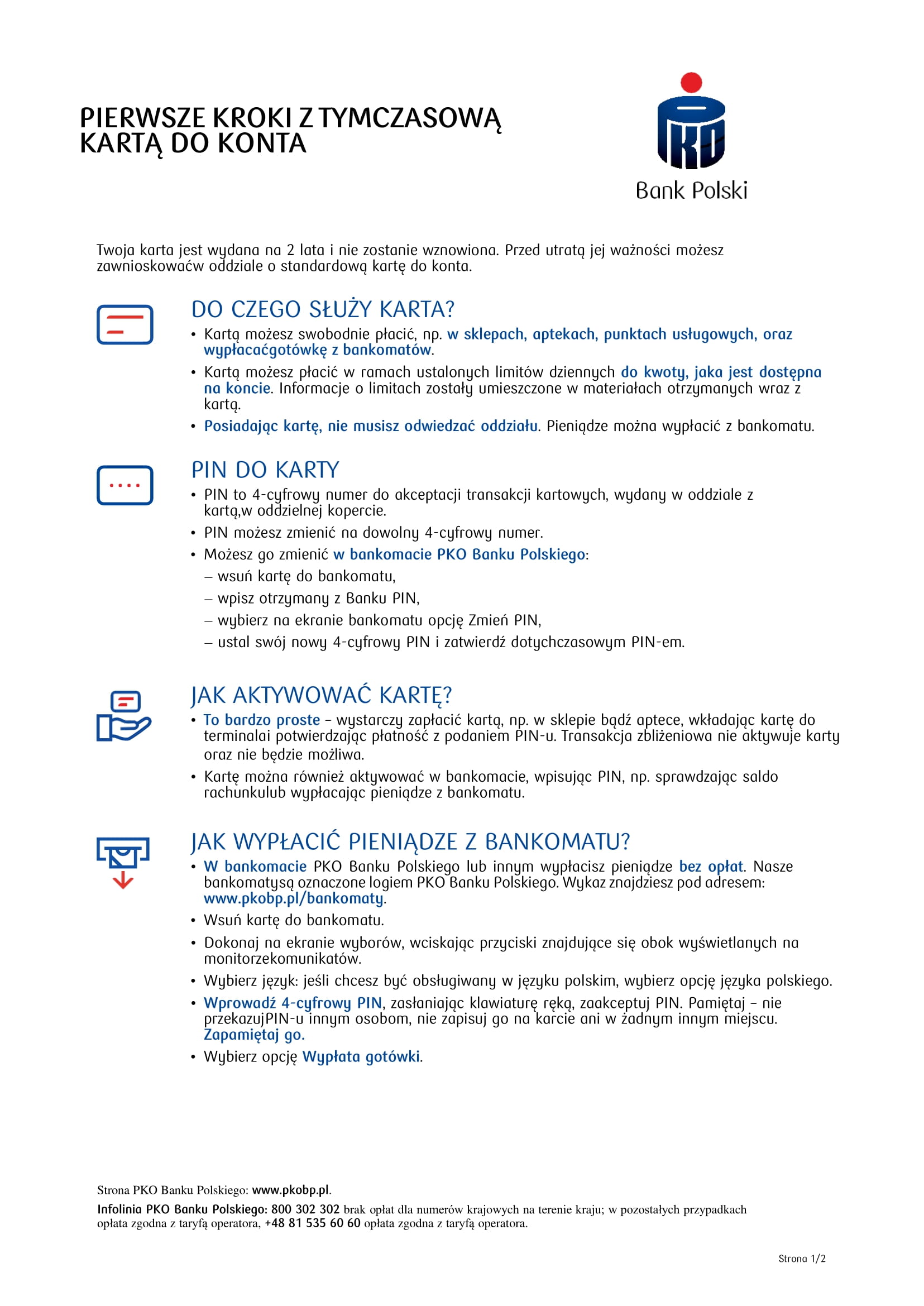 Polski Onepager karta do konta instant 1