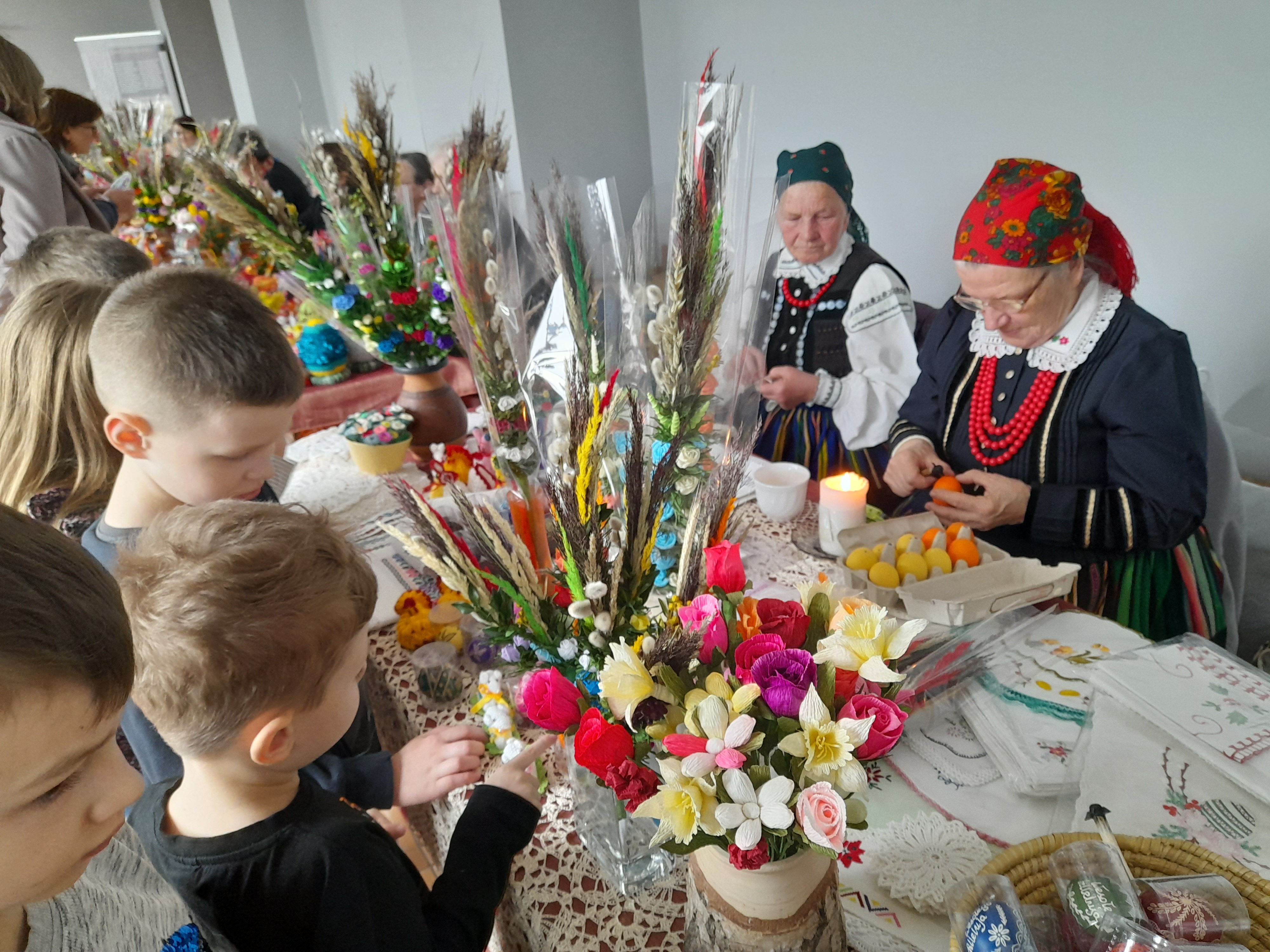 Barwny kiermasz wielkanocny w muzeum