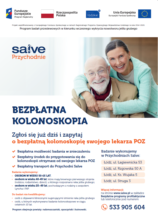 Plakat kolonoskopia A3 