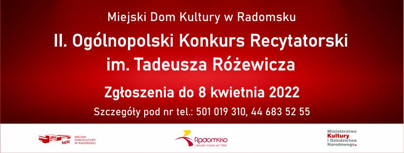 Konkurs Recytatorski im. Tadeusza Różewicza