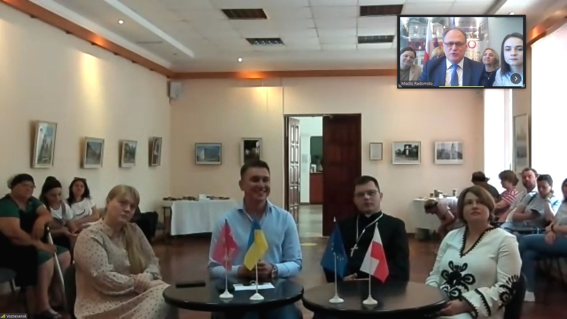 Życzenia dla miasta partnerskiego Wozniesieńsk z okazji 227. urodzin
