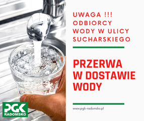 Przerwa w dostawie wody