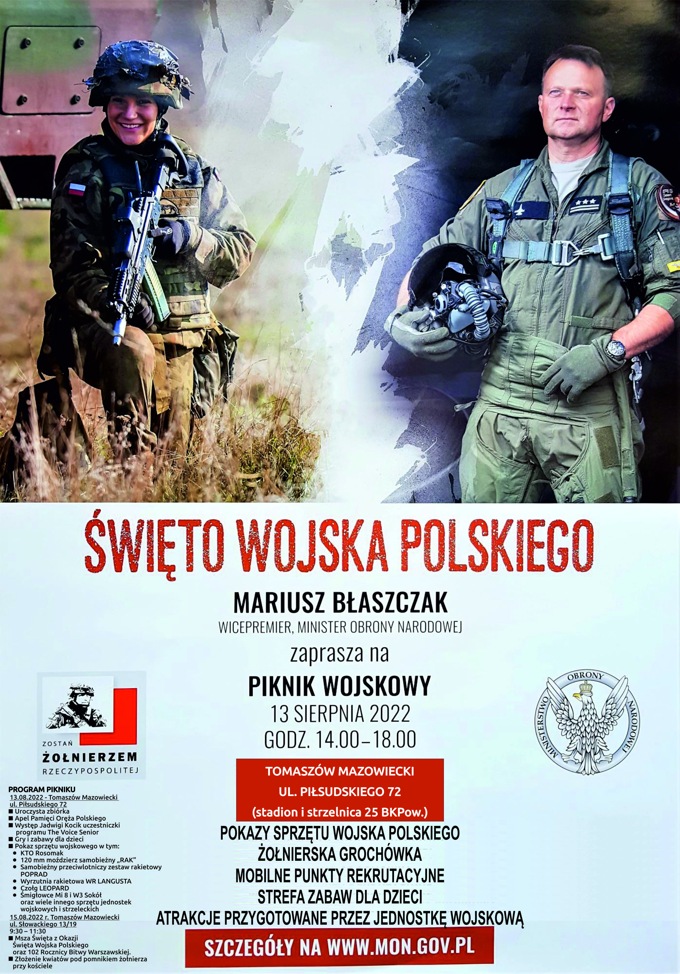 Wojskowy piknik w Tomaszowie Mazowieckim