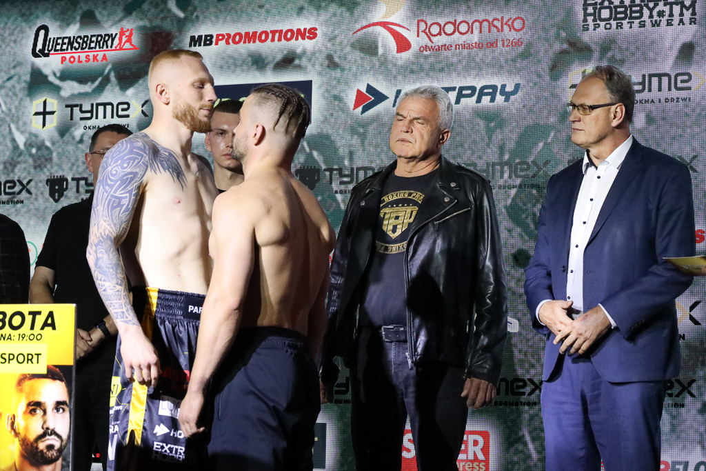 Ceremonia ważenia - Tymex Boxing Night 22