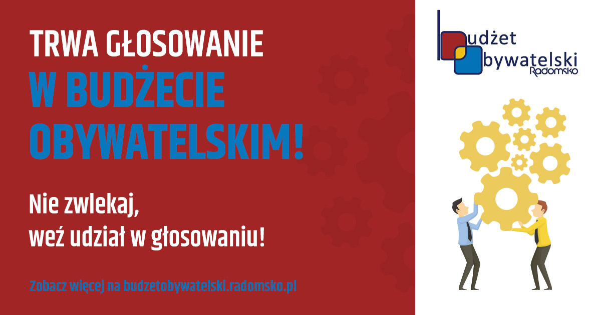 Już można głosować w 7. edycji Budżetu Obywatelskiego