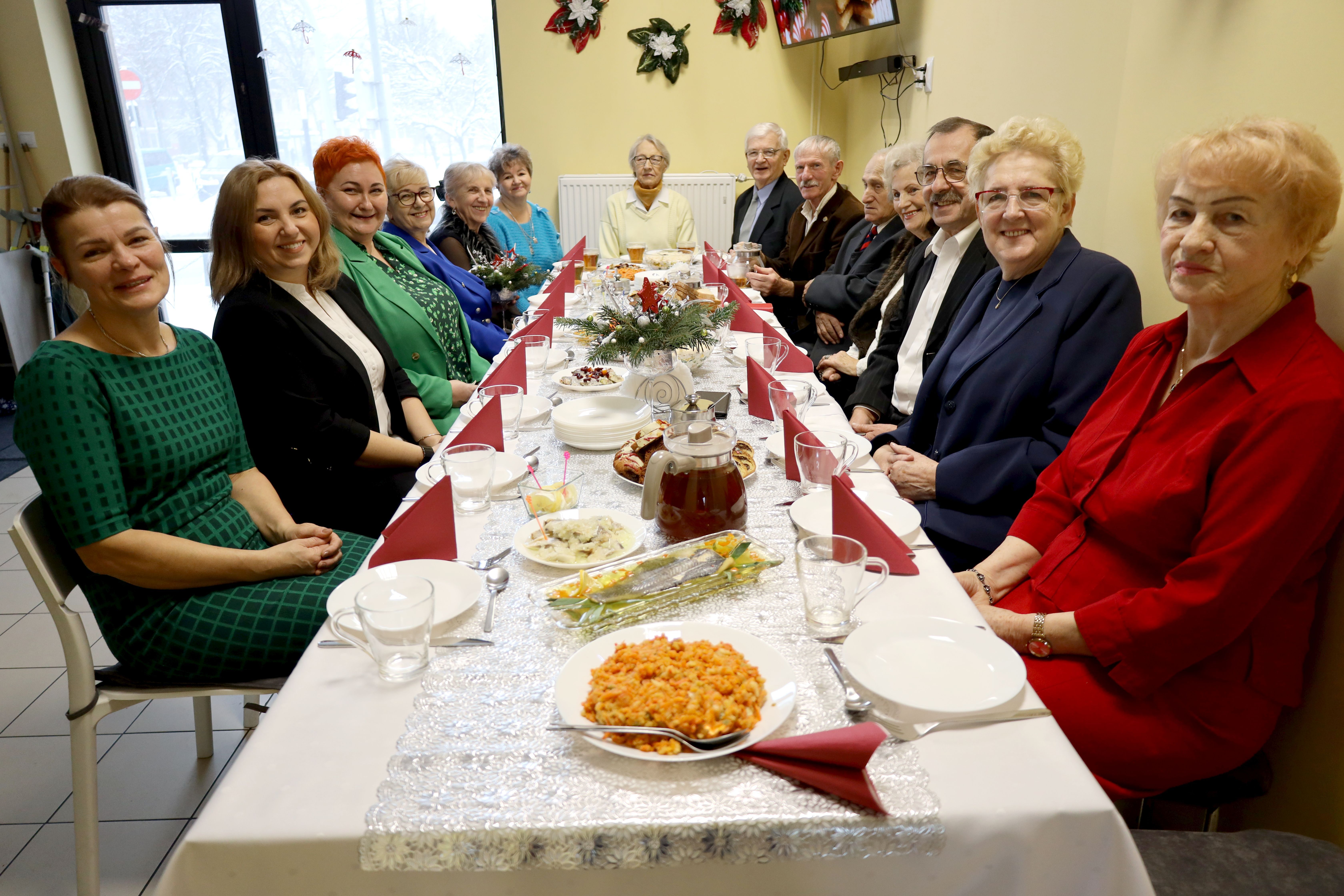 Wigilia w Klubie Seniora