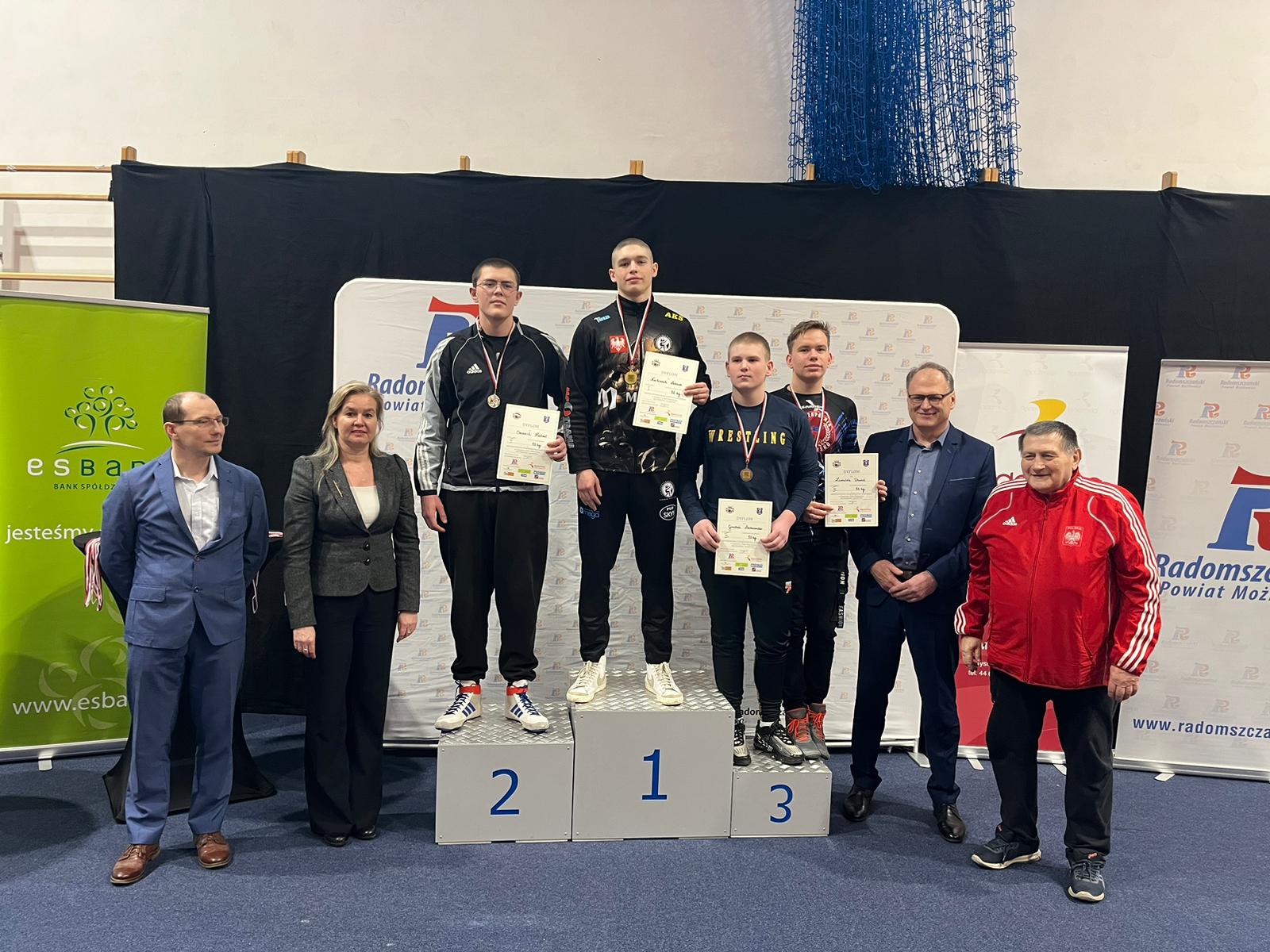 6 medali dla UKS "Zapaśnik" na mistrzostwach wojewódzkich