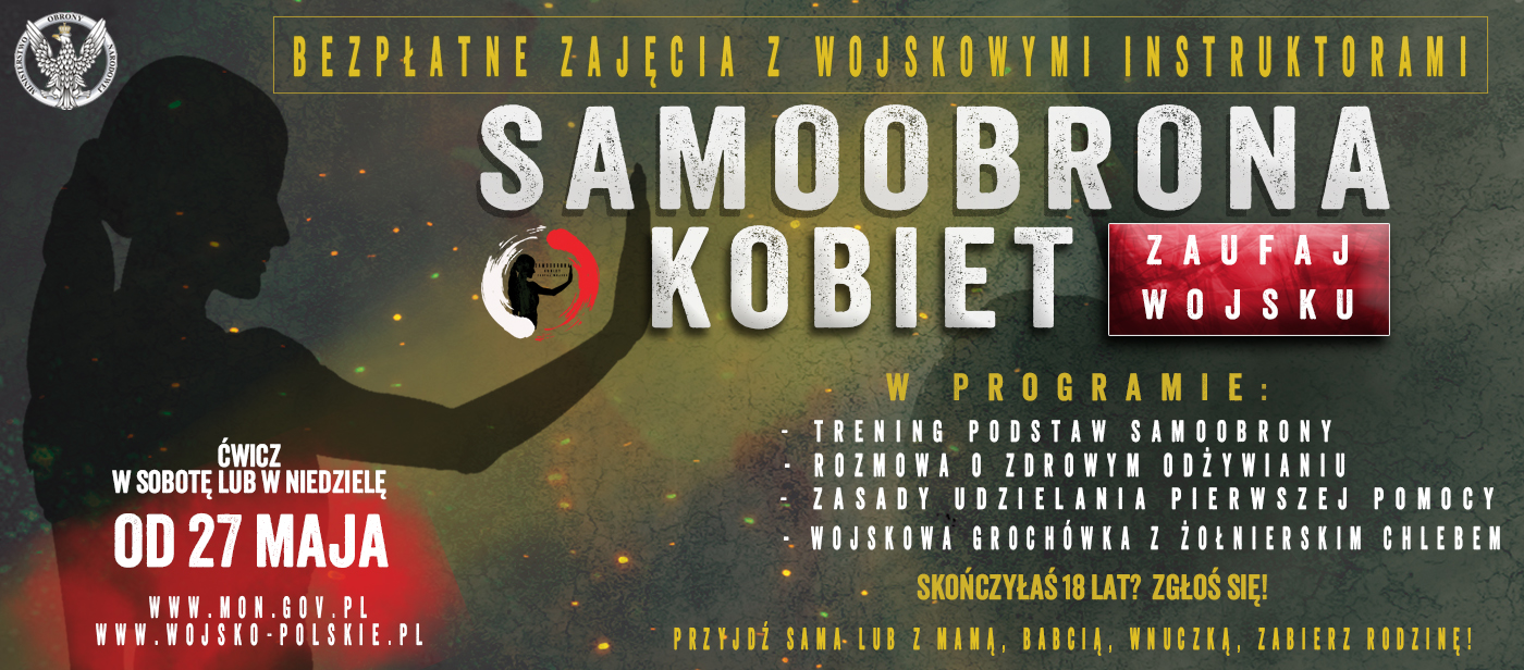 „Samoobrona kobiet – zaufaj wojsku” – ruszają zapisy na bezpłatne treningi   