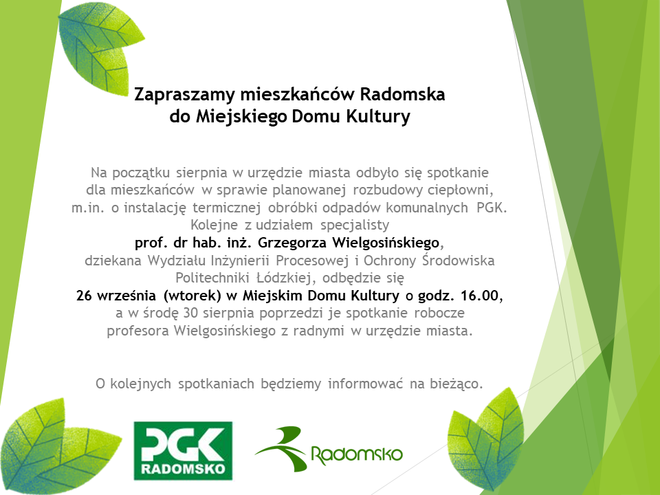 Spotkanie dla mieszkańców