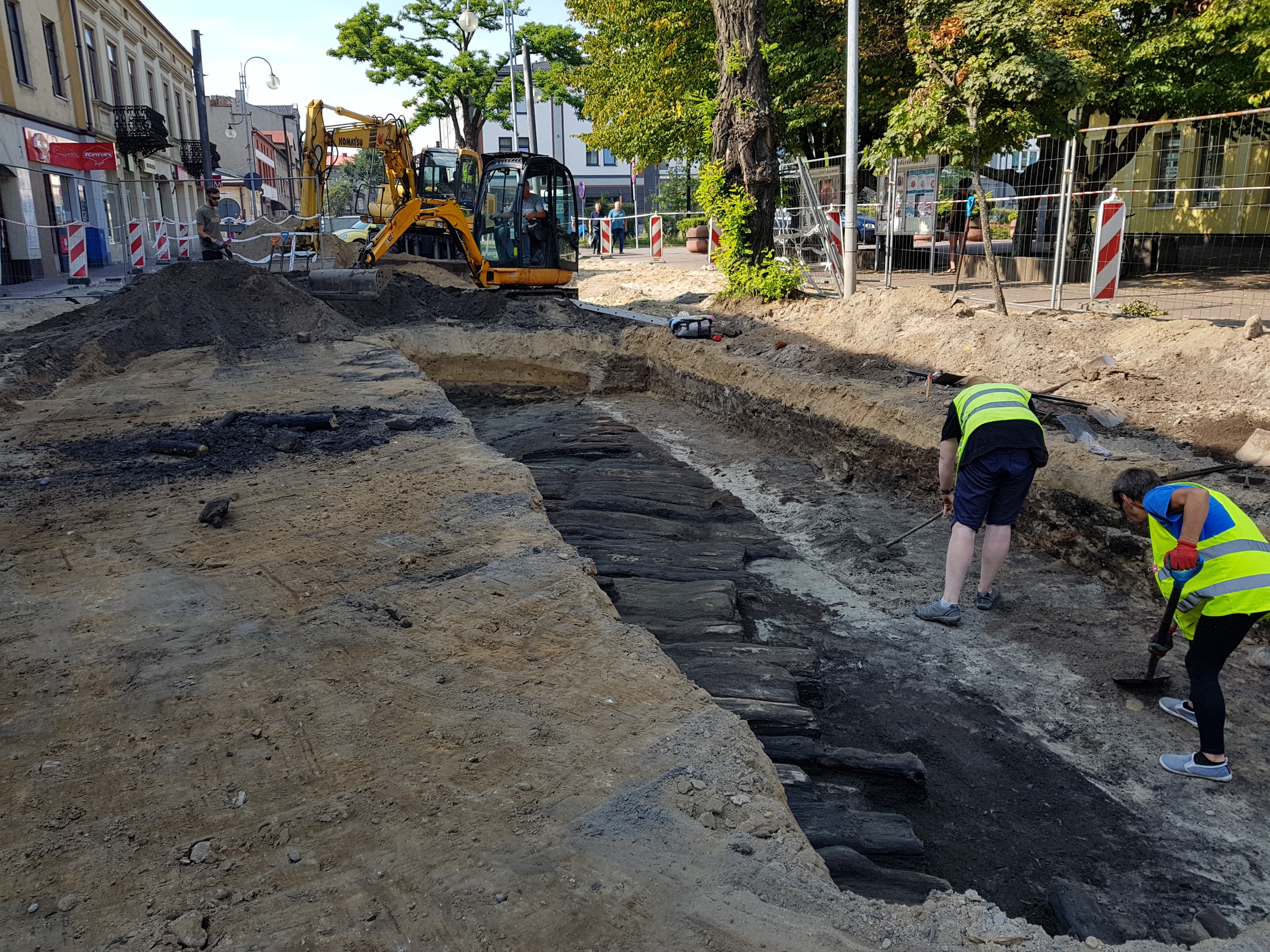Archeolodzy na ul. Reymonta