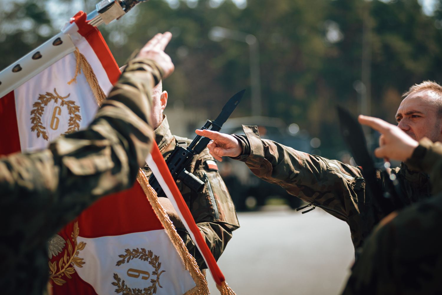 Uroczysta przysięga wojskowa 9ŁBOT