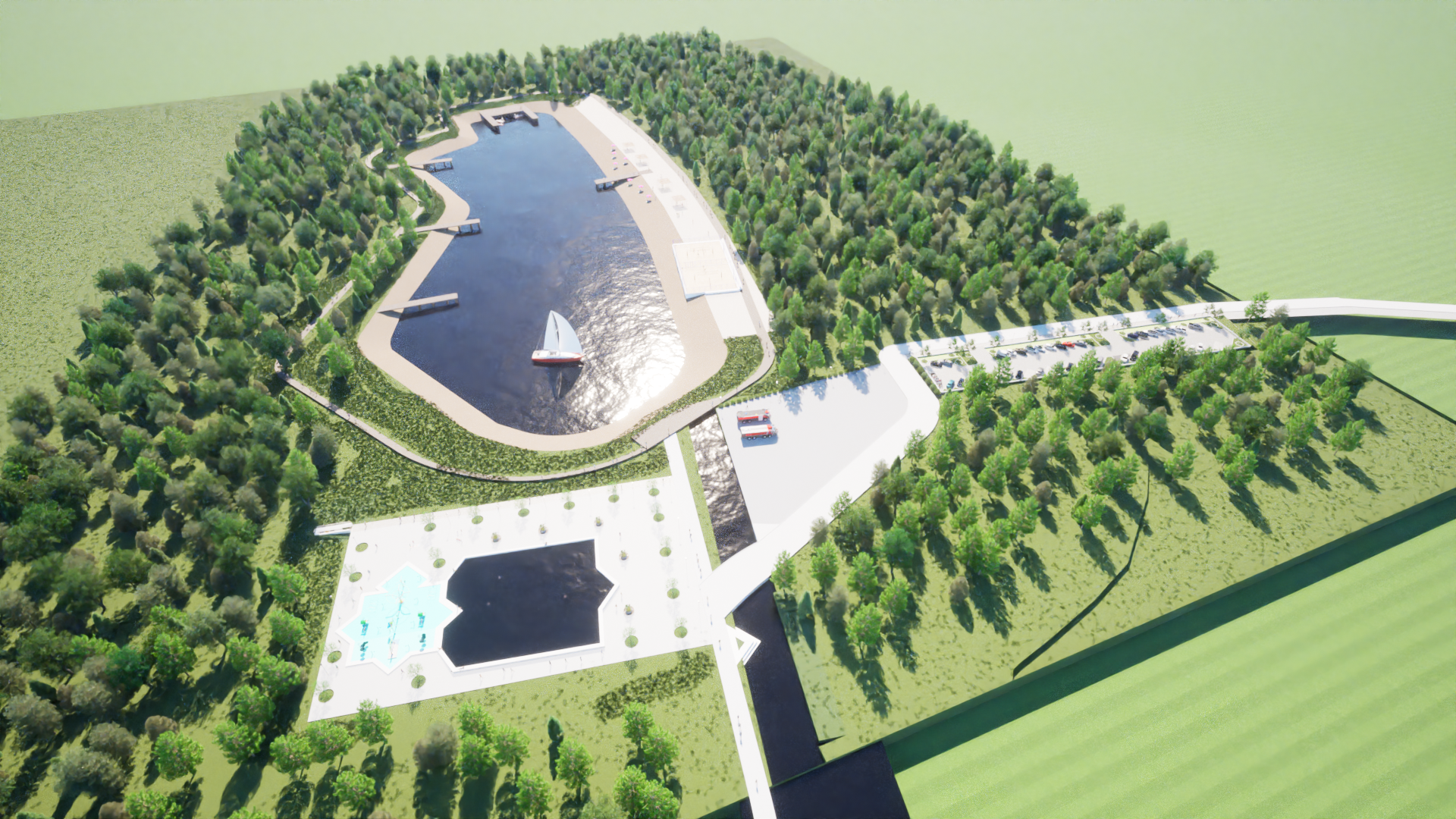 Coraz bliżej plaże na Wymysłówku 