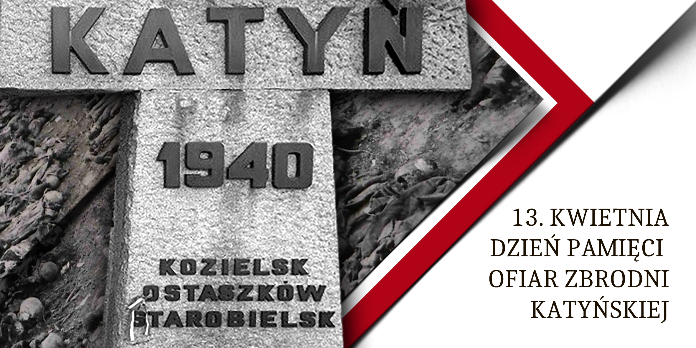 Miejskie obchody Dnia Pamięci Zbrodni Katyńskiej - program