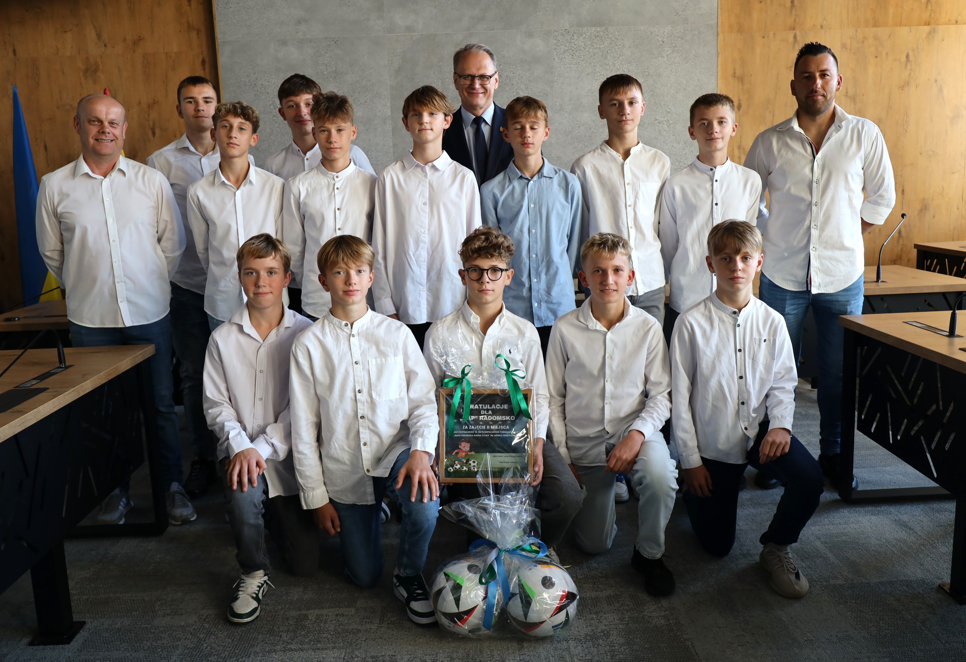 Podziękowania od prezydenta dla młodych piłkarzy RAP Radomsko