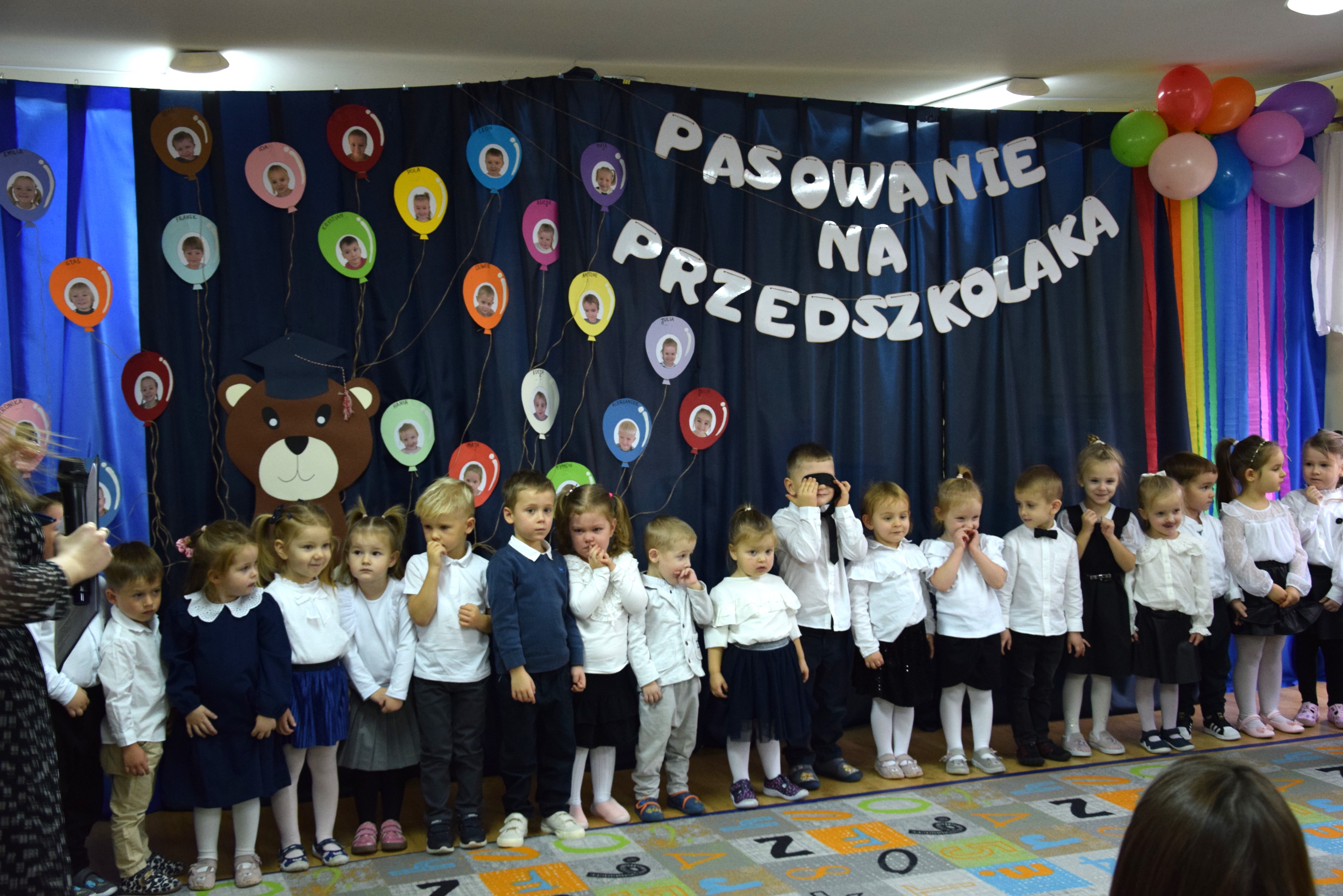 Pasowanie na przedszkolaka grupy "misiów" z PP nr 4