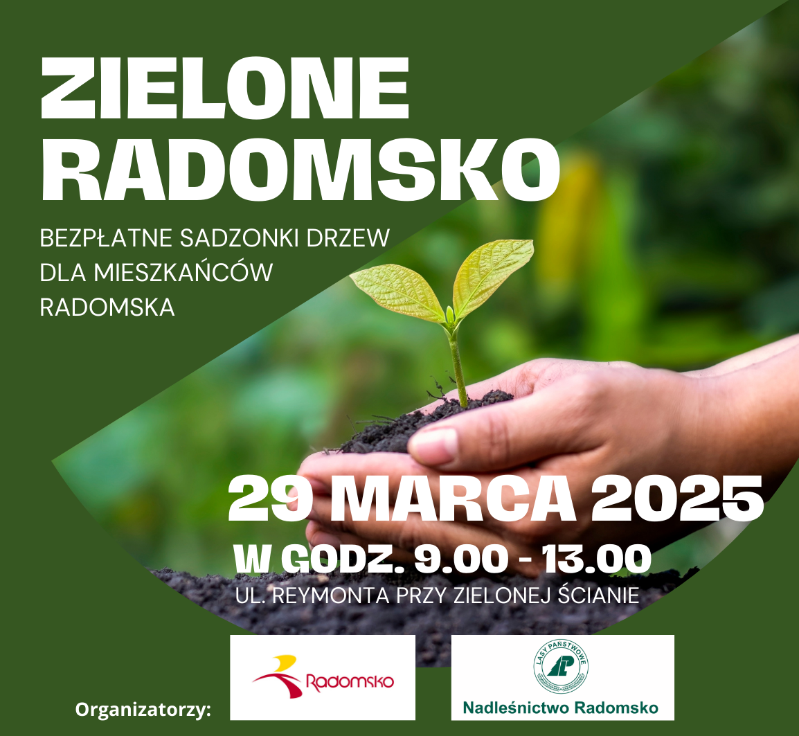 Zielone Radomsko – odbierz darmowe drzewko