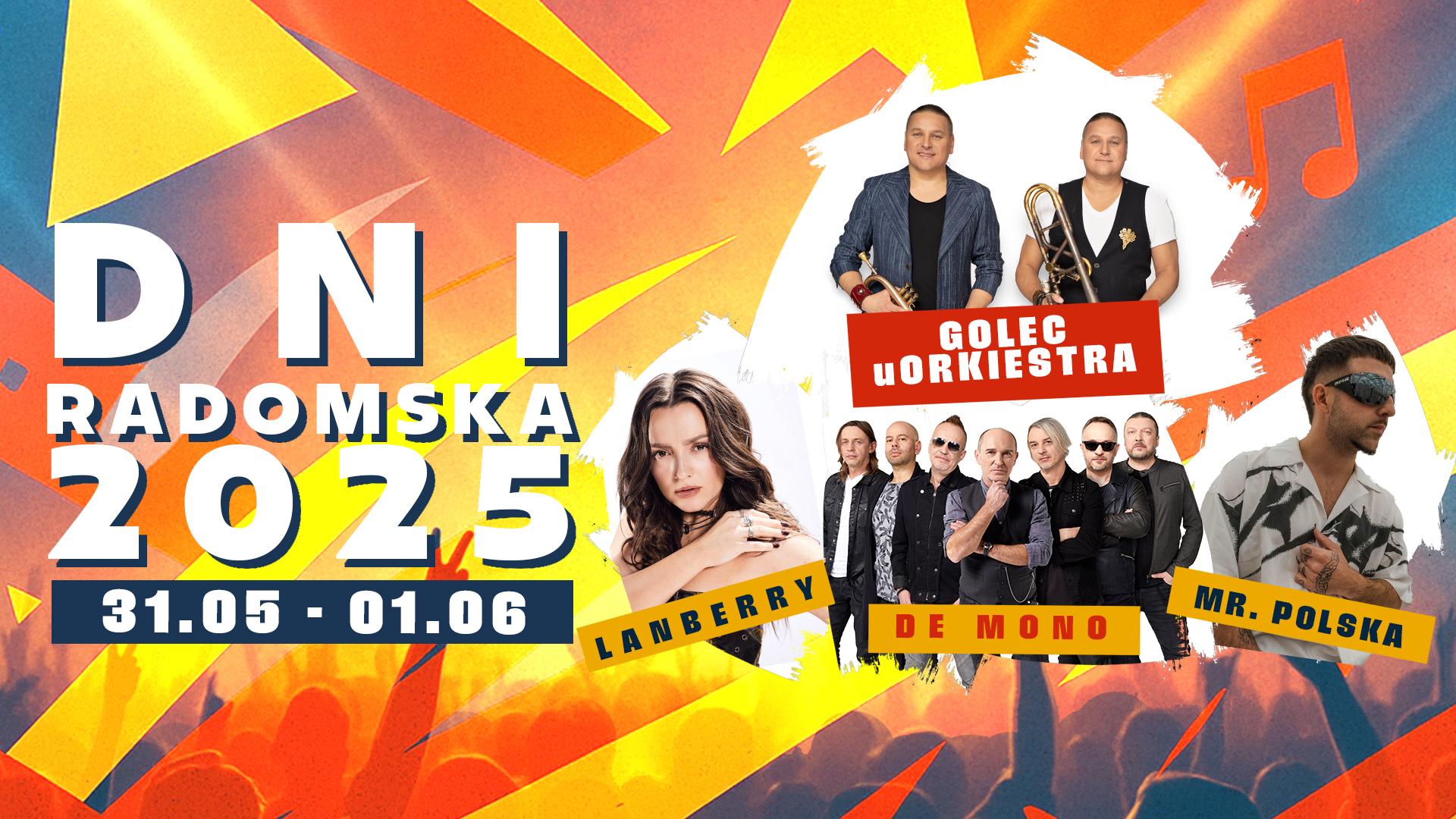 Dni Radomska 2025 – muzyka, wspólna zabawa i emocje!