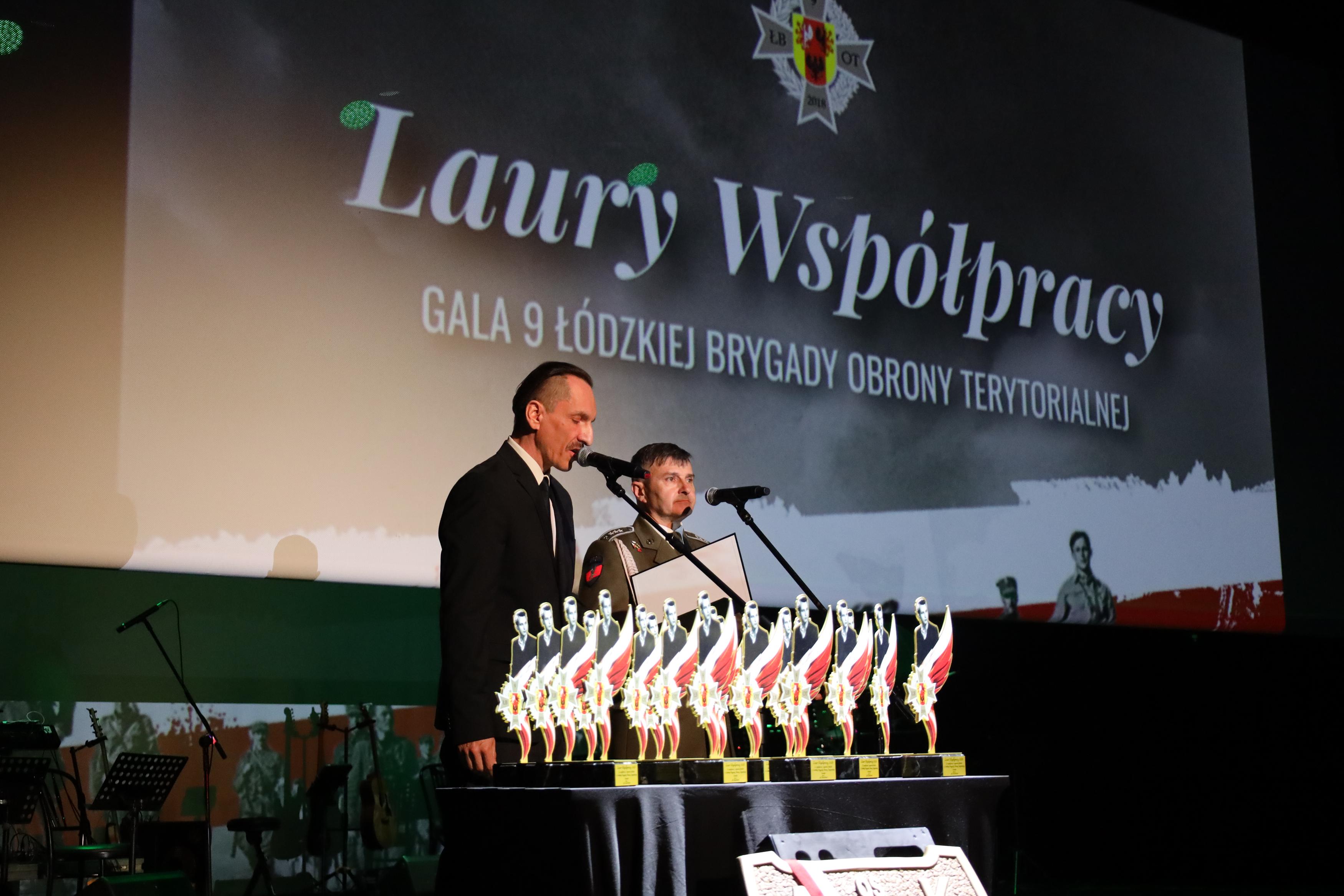 Gala "Laury Współpracy" 9 Łódzkiej Brygady Obrony Terytorialnej