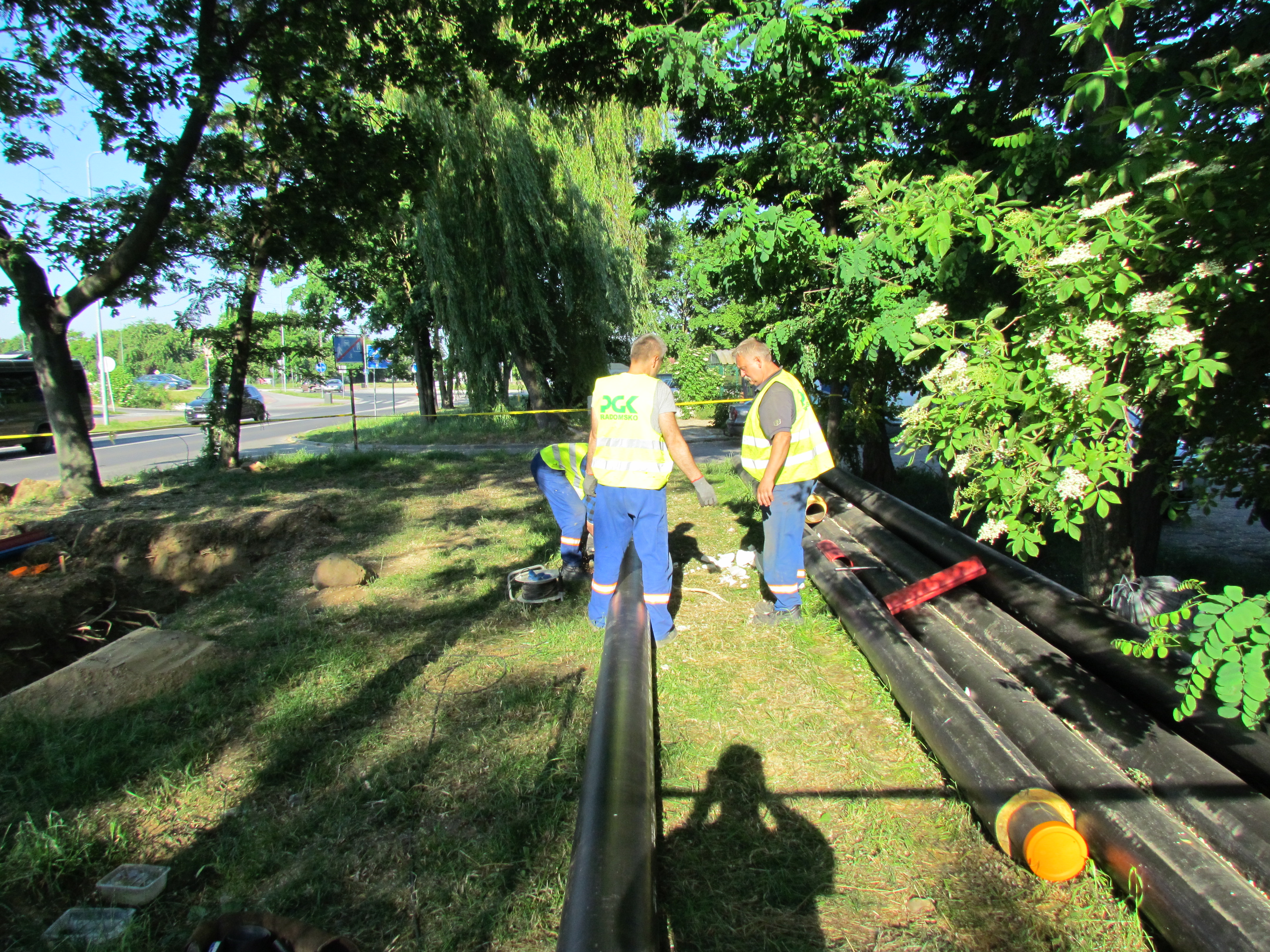 Trwa rozbudowa ciepłociągu przy ul. Jagiellońskiej