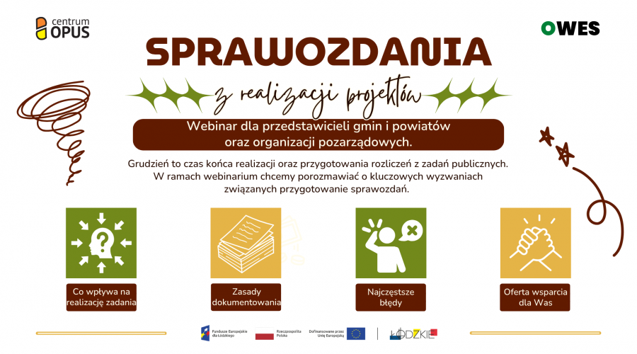 NGO: Centrum OPUS zaprasza na bezpłatne webinarium 