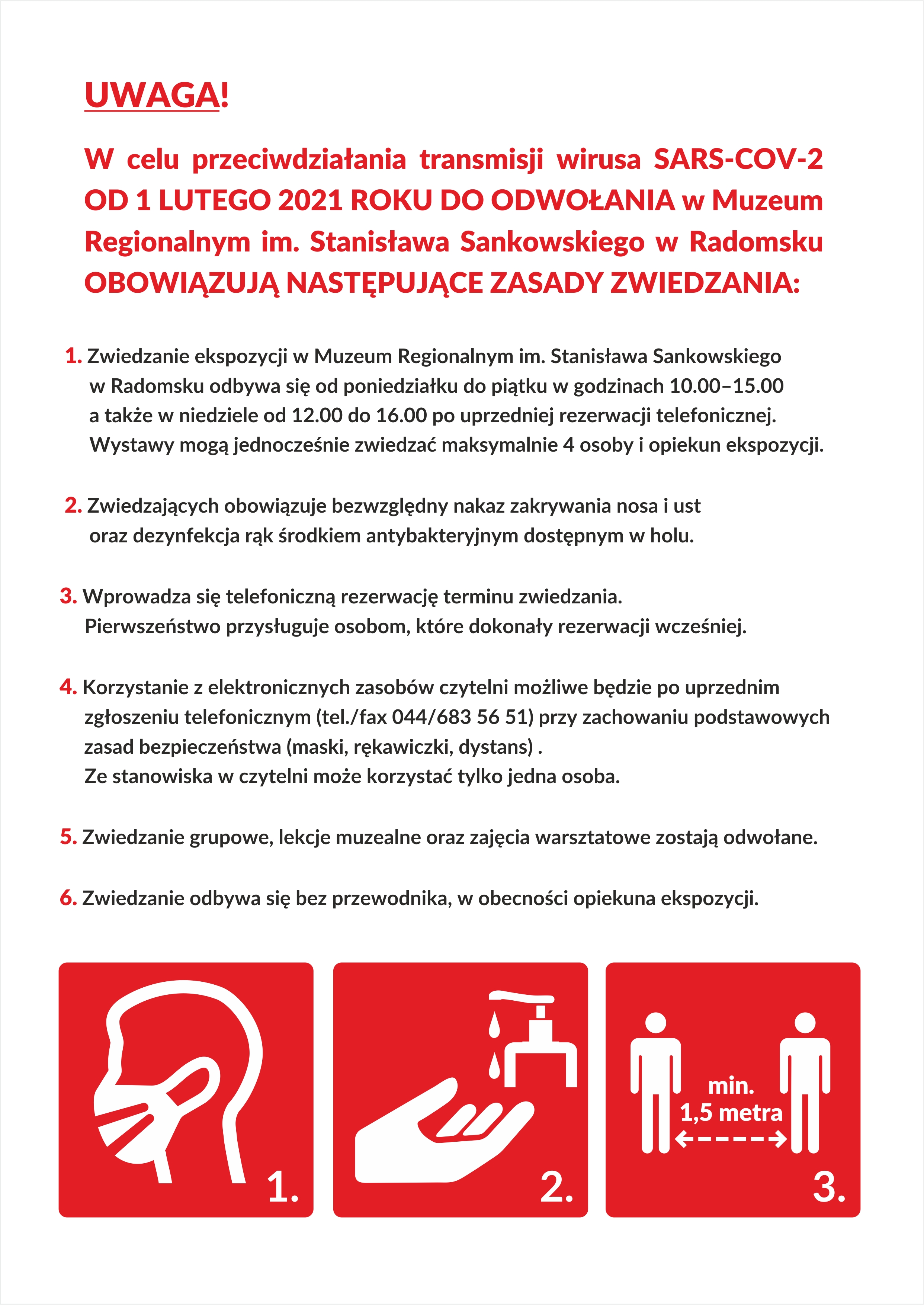 korona zasady zwiedzania 2021