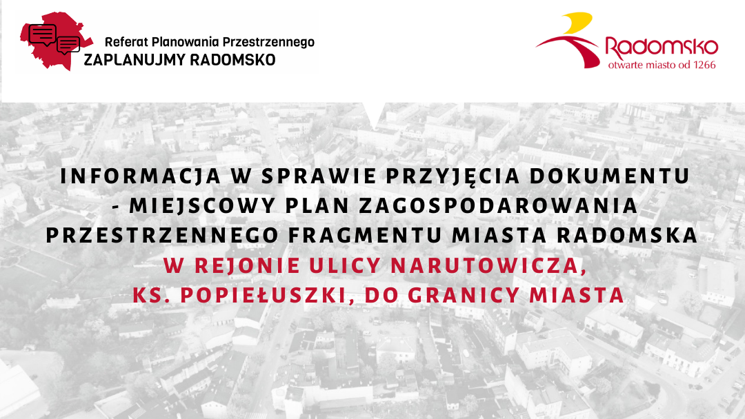 Wszedł w życie nowy MPZP w rejonie Narutowicza