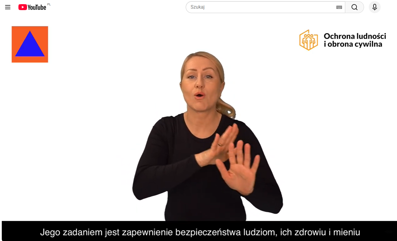 Poradnik w języku migowym