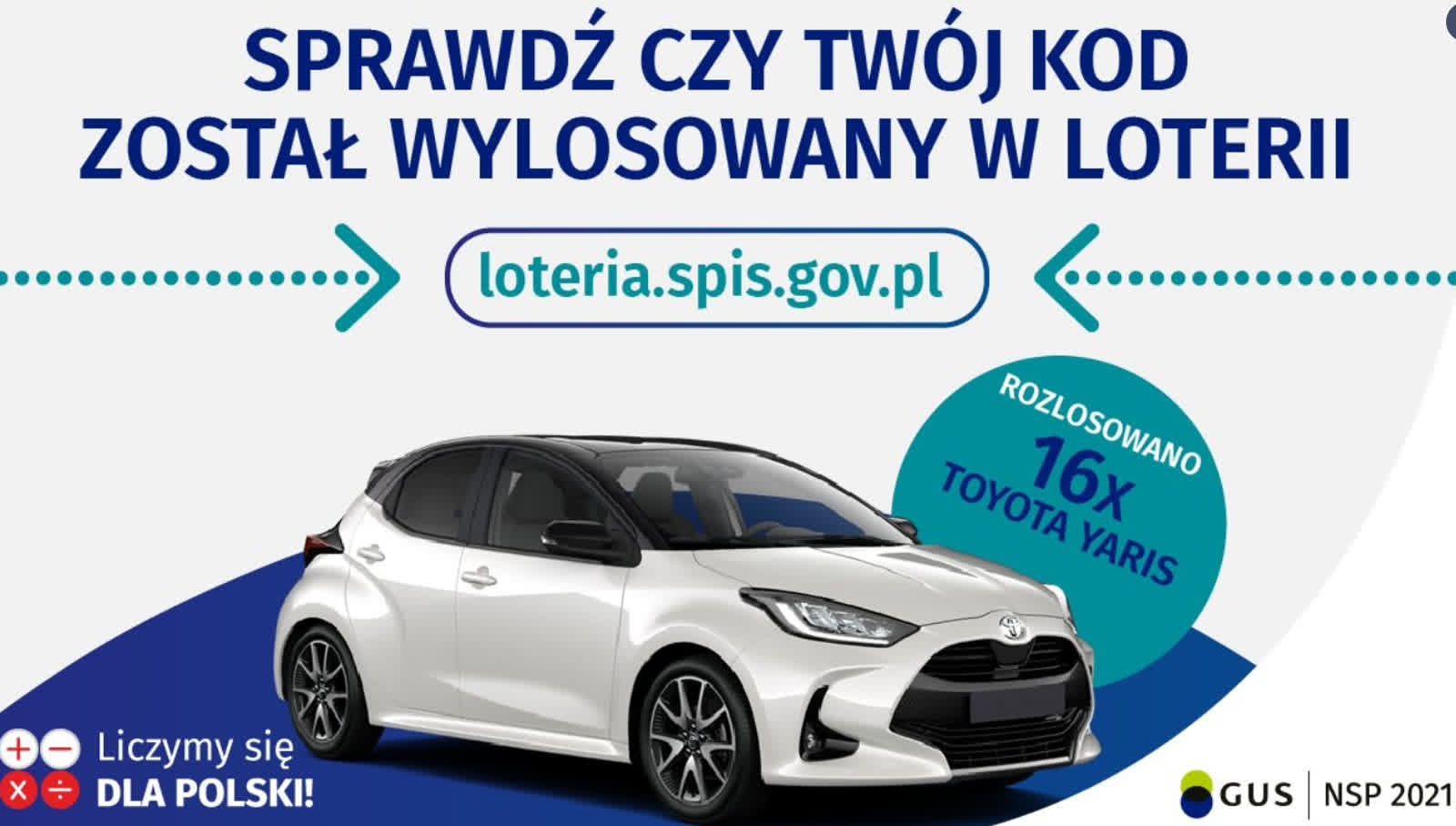 Loteria spisowa zakończona